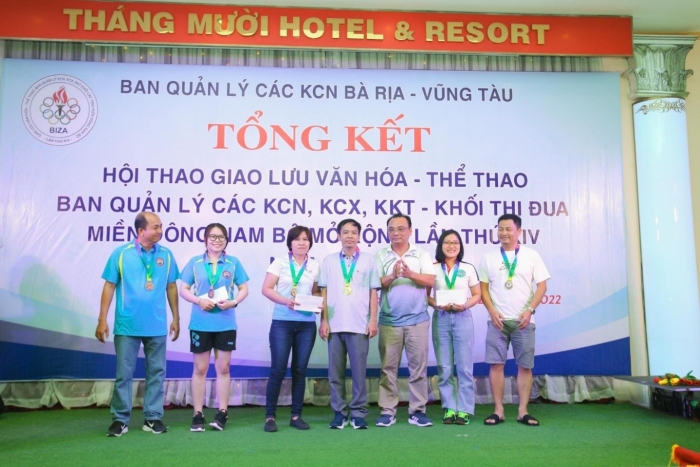 Ban Quản lý Khu kinh tế tỉnh Bình Phước tham gia Hội thi giao lưu văn hóa – thể thao Ban Quản lý các Khu công nghiệp, Khu chế xuất, Khu kinh tế Cụm thi đua Miền Đông nam bộ (mở rộng) năm 2022 tại Bà Rịa – Vũng Tàu.
