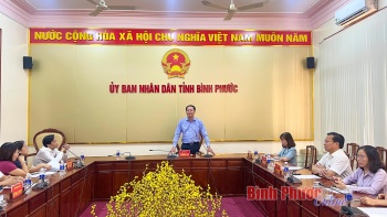 Phó Giám đốc Sở Kế hoạch và Đầu tư Huỳnh Văn Minh phát biểu tại chương trình ký kết