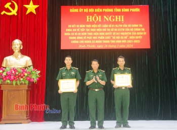 Bộ đội Biên phòng Bình Phước: Sơ kết 3 năm thực hiện Kết luận số 01 của Bộ Chính trị