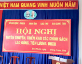 Tuyên truyền, phổ biến pháp luật lao động cho người lao động và người sử dụng lao động trong các loại hình doanh nghiệp trên địa bàn tỉnh Bình Phước