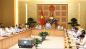 Phó Thủ tướng, Bộ trưởng Bộ Ngoại giao Phạm Bình Minh phát biểu khai mạc phiên họp (Ảnh: TTXVN)