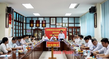 Đoàn công tác của Ban Kinh tế Trung ương khảo sát tại Bình Phước