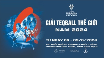 Giải Teqball Quốc tế 2024 diễn ra tại thành phố Quy Nhơn vào đầu tháng 6