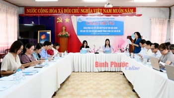 Hội Liên hiệp Phụ nữ tỉnh Hậu Giang học tập, chia sẻ kinh nghiệm tại Bình Phước