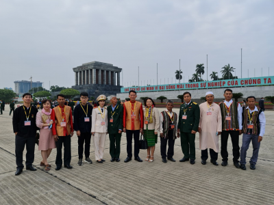 17 đại biểu DTTS của tỉnh Bình Phước tham dự Đại hội các DTTS Việt Nam lần thứ II