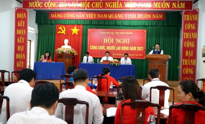 Ban Dân tộc tổ chức hội nghị công chức người lao động năm 2021