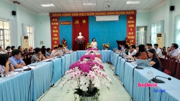 Đoàn công tác của tỉnh kiểm tra công tác triển khai Chương trình MTQG phát triển KTXH vùng đồng bào DTTS&MN tại huyện Đồng Phú