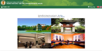 Khách sạn thực hiện việc khai báo tạm trú cho người nước ngoài qua Trang thông tin điện tử