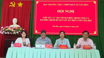 HĐND tỉnh tiếp xúc cử tri xã Tân Hòa, Tân Lợi