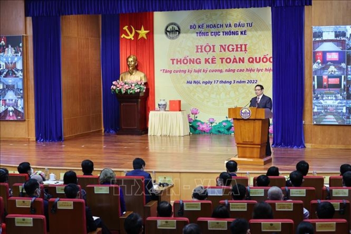 Thủ tướng Phạm Minh Chính dự Hội nghị Thống kê toàn quốc