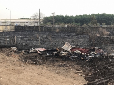 Không có thiệt hại về người và tài sản trong vụ cháy tại cửa khẩu Hoàng Diệu, tỉnh Bình Phước
