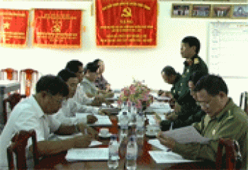 Trung ương Hội Cựu chiến binh làm việc tại huyện Chơn Thành