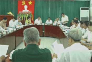 Đoàn khảo sát trung ương kiểm tra việc thực hiện Chỉ thị 24 và Nghị quyết 47 tại thị xã Phước Long
