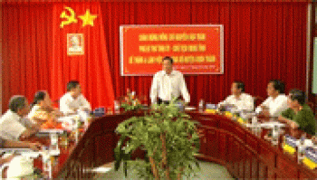 Chủ tịch UBND tỉnh làm việc tại huyện Chơn Thành