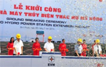 Khởi công xây dựng mở rộng nhà máy thủy điện Thác Mơ