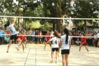 Giải bóng chuyền nữ ngành giáo dục huyện Đồng Phú
