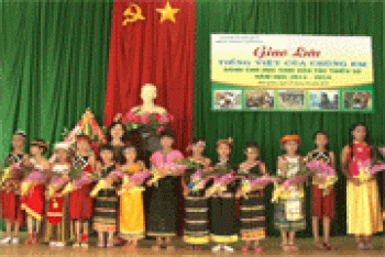 Hớn Quản: Hội thi giao lưu Tiếng Việt cho học sinh dân tộc thiểu số
