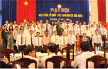 Đại hội đại biểu MTTQ Việt Nam huyện Hớn Quản nhiệm kỳ 2014-2019