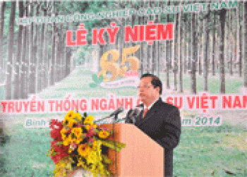 Kỷ niệm 85 năm truyền thống ngành cao su Việt Nam