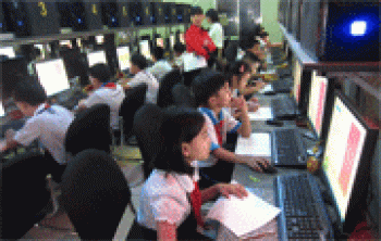 1.858 học sinh tiểu học dự thi giải toán trên mạng internet cấp tỉnh