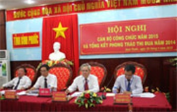 Văn phòng UBND tỉnh tổ chức hội nghị cán bộ công chức 2015