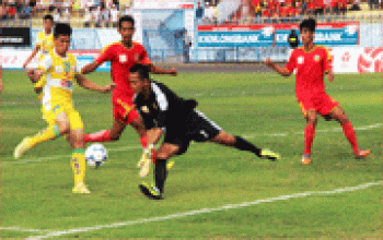Đội tuyển bóng đá Bình Phước được 2 điểm sau 2 lượt trận