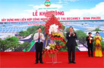 Khởi công dự án khu liên hợp công nghiệp và đô thị Becamex - Bình Phước