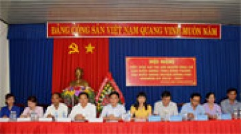 Ứng cử viên đại biểu HĐND tỉnh tiếp xúc cử tri xã Tân Phước, Đồng Phú