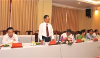 Đoàn đại biểu cấp cao tỉnh Attapư (Lào) thăm tỉnh Bình Phước