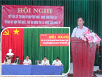 Đồng Xoài: Đại biểu HĐND tỉnh tiếp xúc cử tri phường Tân Đồng, Tân Xuân