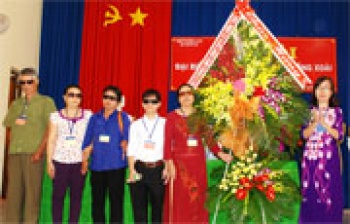Hội Người mù thị xã Đồng Xoài tổ chức đại hội lần thứ 4