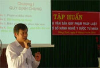 Tổ chức tập huấn triển khai các văn bản quy phạm pháp luật