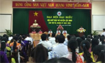 Đại hội đại biểu Hội Chữ thập đỏ huyện Lộc Ninh lần thứ 7