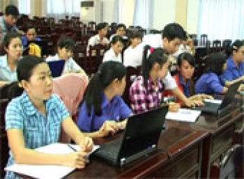 Tập huấn sử dụng phần mềm Voffice cho huyện Chơn Thành