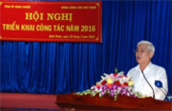 Tỉnh ủy tổ chức hội nghị triển khai công tác năm 2016