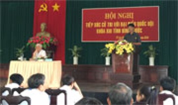 Đại biểu Quốc hội tỉnh tiếp xúc cử tri huyện Lộc Ninh