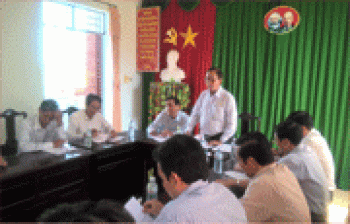 Giám sát công tác chuẩn bị bầu cử đại biểu Quốc hội, HĐND tại xã Hưng Phước, Phước Thiện