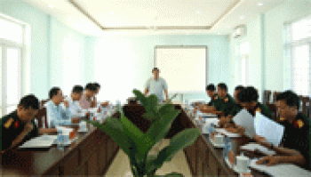 Đảng ủy Quân sự huyện Phú Riềng tổ chức hội nghị quán triệt nghị quyết năm 2017