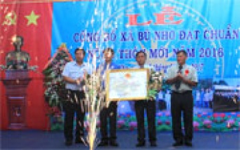 Bù Nho là xã đầu tiên của huyện Phú Riềng đạt chuẩn nông thôn mới