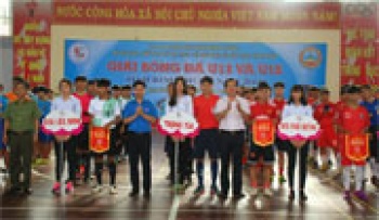 Khai mạc giải bóng đá U13, U15 tỉnh năm 2017