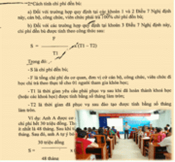 Điều kiện đào tạo sau đại học đối với cán bộ, công chức, viên chức