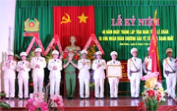 Trại giam Tống Lê Chân kỷ niệm 40 năm thành lập, đón nhận Huân chương BVTQ hạng nhất