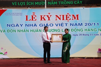 Trường chuyên Quang Trung, Cao đẳng sư phạm Bình Phước kỷ nhiệm Ngày nhà giáo Việt Nam