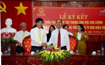 UBND tỉnh và Bưu điện Việt Nam ký kết thỏa thuận hợp bưu chính