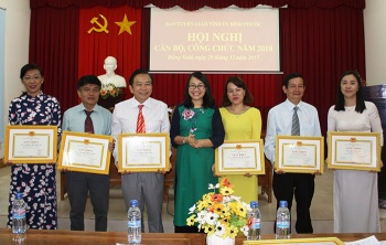 Ban Tuyên giáo Tỉnh ủy tổ chức Hội nghị cán bộ công chức cơ quan năm 2018