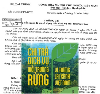 Quản lý và sử dụng tiền dịch vụ môi trường rừng
