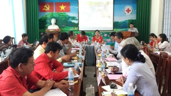 Cụm thi đua số 7 Hội Chữ thập đỏ các tỉnh Đông Nam bộ giao ban 6 tháng đầu năm