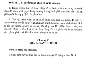 Không được tổ chức họ để cho vay lãi nặng, lừa đảo chiếm đoạt tài sản