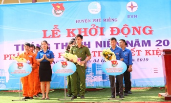 Huyện đoàn Phú Riềng ra quân Tháng thanh niên năm 2019