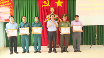 Phú Riềng: Tổng kết công tác quốc phòng địa phương, khu vực phòng thủ
